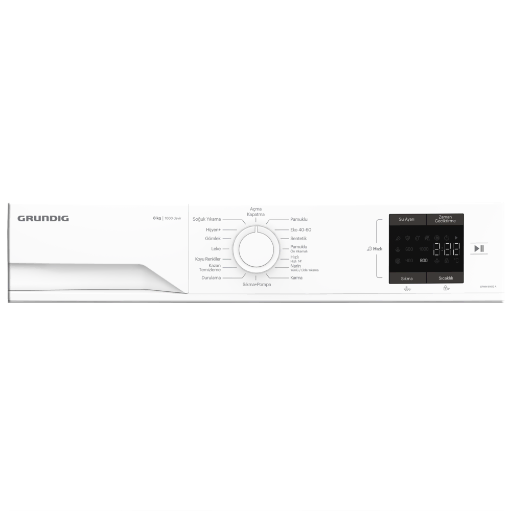 GPWM 81612 A Çamaşır Makinesi