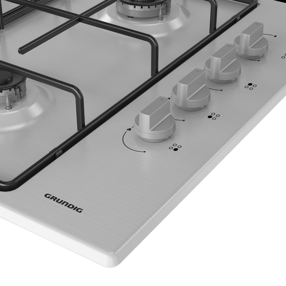 GIGR 612403 X Gazlı Cam Tablalı Ocak